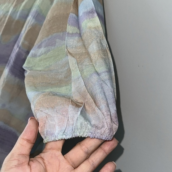 Zac & Rachel Plus Printed Slub Top - Picture 4 of 7